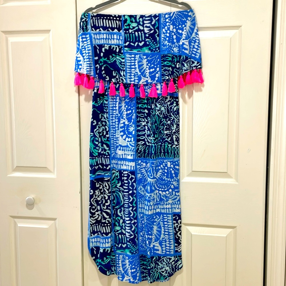 Lilly Pulitzer maxi tassel dress